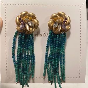 Stella & Dot Lillian Fringe Earrings